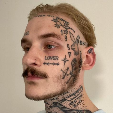 Sammy on Instagram: “lover” Small Face Tattoo Men, Face Tattoo Men, Small Face Tattoo, Small Face Tattoos, Small Chest Tattoos, Small Face, Chest Tattoos, Human Canvas, Face Tattoos