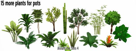 Around The Sims 4, The Sims 4 Custom Content, Pots Plants, Outside Plants, Sims 4 Cc Kids Clothing, Play Sims 4, Plants Pots, Farm Clothes, Sims 4 Mm Cc