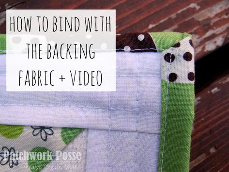 Binding A Quilt, Quilt Tutorial Video, Sewing Machine Quilting, Quilting Blogs, Binding Tutorial, Quilting Videos, Pattern Design Inspiration, Hand Embroidery Patterns Flowers, Quilt Binding