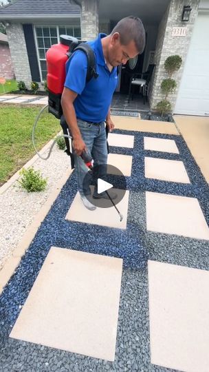 178K views · 2K reactions | Check Out This Landscape Design! | Check out this design! ✨

We sprayed rock glue on the black star gravel so they stay in place.

Want us to come do your home? 😁

Tell us what you would... | By Eden's Garden | Said you're scared I let you
down baby I'm so proud Black Star Gravel, Rock Glue, Black Gravel, Garden Of Eden, Let You Down, So Proud, Black Star, Garden And Yard, Landscape Design