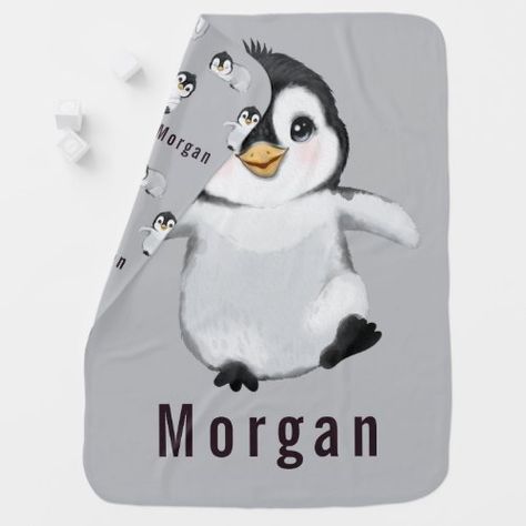 $49.60 | Cute Gray Penguin Pattern #penguin, cute, animal, gray, for boys, gifts for new babies, winter, pattern Penguin Pattern, Nursery Essentials, Pattern Baby, Cute Penguins, Baby Warmer, Kids Stationery, Disney Gifts, Soft Blankets, Free Birthday Stuff