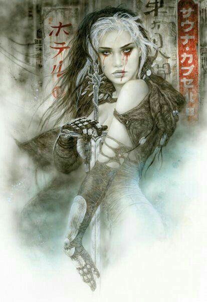 Suky Dark Gothic Art, Full Sleeve Tattoo Design, Luis Royo, Fantasy Warrior, Fantasy Illustration, Maleficent, Sci Fi Art, Animal Illustration, Animation Art