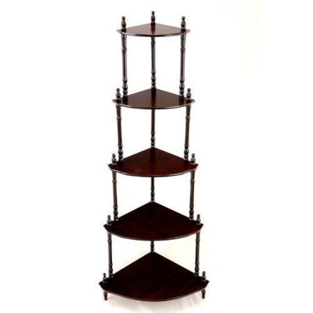 Rustic Corner Shelf, Corner Stand, Display Towels, Cherry Color, Corner Shelf, Corner Unit, Ladder Bookcase, Corner Shelves, Unique Spaces