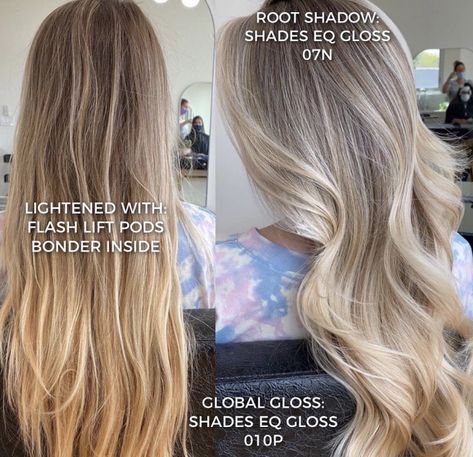 Root Shadow Formula, Blonde Toner Formula Redken Shades, Blonde Toner Shades Redken, Shades Eq Toner Formulas Buttery Blonde, Blonde Hair Redken Formula, White Blonde Toner Formula Redken, Shades Eq Toner Formulas Root Tap, Shades Eq Root Smudge Formula, Blonde Hair With Root Smudge