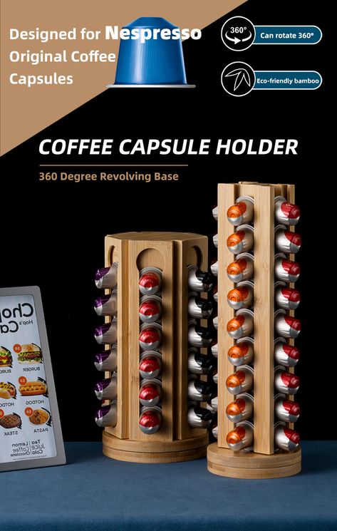 Capsule Coffee Holder, Nespresso Capsule Holder, Nespresso Coffee Capsules, Coffee Capsule Holder, Coffee Tools, Wood Beer, Beer Caddy, Nespresso Coffee, Capsule Holder