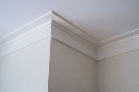 A New Jersey Home featuring Shiplap from Kuiken Brothers' Modern Craftsman Moulding Collection - Kuiken Brothers Craftsman Crown Molding, Farmhouse Crown Molding, Craftsman Moulding, Farmhouse Molding, Modern Crown Molding, Modern Trim, Craftsman Trim, Ceiling Trim, House Trim