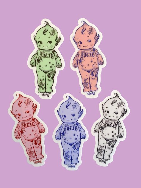 Kewpie Baby Sticker Kewpie Tattoo Sticker Laptop Sticker Cute Stickers Sonny Angel Sticker Water Resistant Stickers Kewpie Baby Merch - Etsy Kewpie Tattoo, Kewpie Baby, Baby Sticker, Baby Stickers, Long Beach California, Sonny Angel, Sticker Cute, Tattoo Sticker, Sticker Laptop