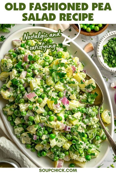 Old-Fashioned Pea Salad Recipe: A Nostalgic Favorite Layered Pea Salad With Bacon, Peas And Corn Recipes, Pea Salad Recipes Cold, Healthy Pea Salad, Irish Salad, Layered Salad With Peas, Cold Pea Salad, Creamy Pea Salad, Crunchy Pea Salad