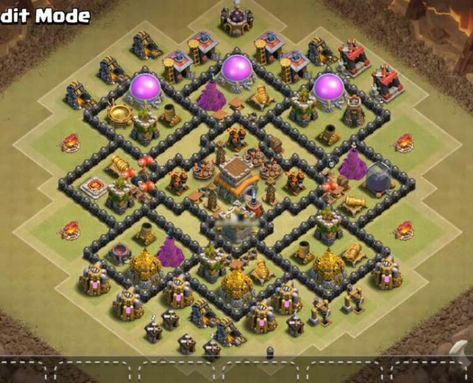 Coc Th8 Base Layout, Base Th 8, Coc Clan, Clash Of Clans Levels, Game Coc, Clash Of Clans Account, Coc Clash Of Clans, Nintendo Ds Pokemon, Clash Of Clans Game