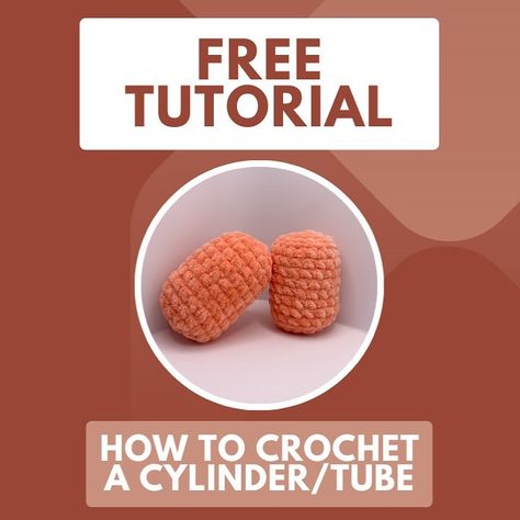 chantelle | crochet pattern designer | how to crochet a cylinder/tube free tutorial out now!! the video is available on my youtube (link in bio)! this was episode three in my... | Instagram Me Cover, Not Interested, Youtube Link, How To Crochet, Free Tutorial, Different Shapes, Amigurumi Pattern, Crochet Pattern, Link In Bio