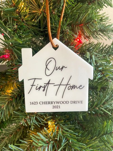 [Collection] First Home Pictures, First Home Ornament, New Home Ornament, Best Housewarming Gifts, Our First Home, First Home Gifts, House Ornaments, Realtor Gifts, Home Pictures