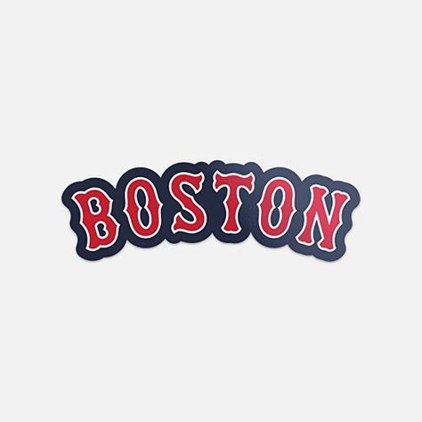 Boston Sticker, Dorm Pictures, Boston Logo, 2023 Scrapbook, Woodland Mural, Tshirt Sticker, City Posters, Boston Red Sox Logo, Picture Board