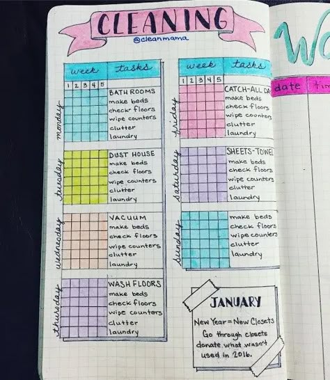 10 Bullet Journal Household Trackers to Organize Your Home - Simple Life of a Lady Bullet Journal Cleaning Schedule, Keep Your House Clean, Bullet Journal Notebook, Cleaning House, Bujo Ideas, Bullet Journal Writing, Journal Ideas Pages, Bujo Inspiration, Bullet Journal Layout