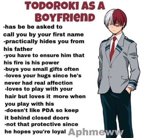 Todoroki as boyfriend Bnha Boyfriend Scenarios, Todoroki Boyfriend Scenarios, Mha As Boyfriend, Mha Characters As Boyfriends, Mha Boyfriend Scenarios, Drawing For Boyfriend, Pic Drawing, Love Memes For Him, As A Boyfriend