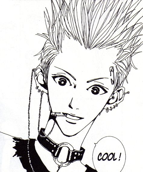 Paradise Kiss Arashi, Anime Goth, Kiss Images, Kiss Members, Paradise Kiss, Gender Envy, Manga Icon, Comfort Characters, Manga Icons