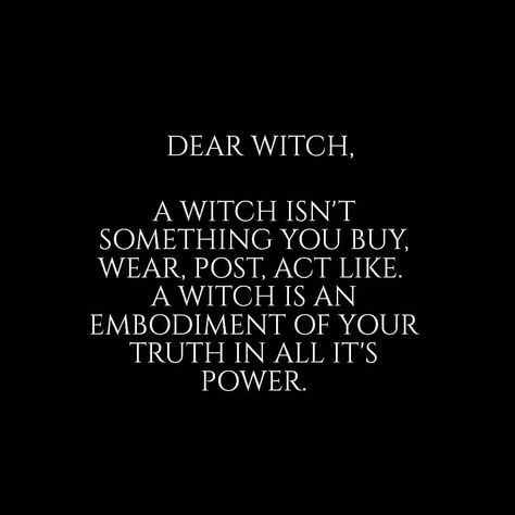 564 Likes, 0 Comments - A Little Bit of Magick (@alittlebitofmagick) on Instagram: “Truth #Repost @solectic_witch13  #MondayMotivation #mondaythoughts #MondayVibes #witchesofinstagram…” Witchcraft Quotes, Edgy Quotes, Powerful Witch, Eclectic Witchcraft, Male Witch, Nature Witch, Broom Closet, Independent Study, Witch Quotes