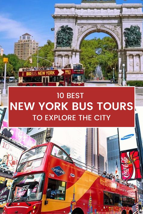 New York City Bus Tours, Hop On Hop Off Bus New York, Weekend In Nyc, Nyc Tours, New England Road Trip, City Bus, Bus Pass, Bus Tour, New York Tours