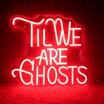 Amazon.com : Til We Are Ghost Neon Signs for Wall Decor, Dimmable LED Halloween Party Gothic Wedding Sign Backdrop Neon Light Sign, USB Powered for Bedroom Living Room Engagement Anniversary Party Home Decor Gift(12.2*13.3in) : Tools & Home Improvement Dark Aesthetic Wedding, It Girl Wedding, Dark Love Aesthetic, Halloween Engagement, Horror Movie Decor, Eternally Yours, Movie Decor, Neon Room, Halloween Queen