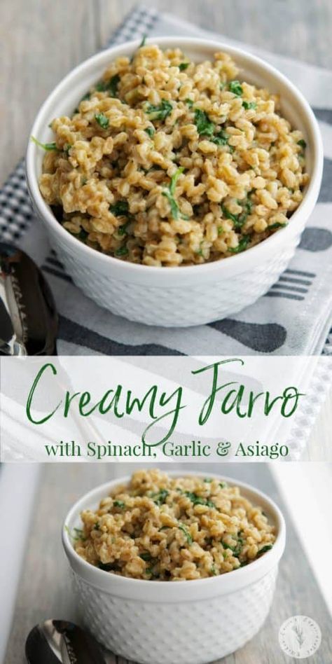 Recipe With Farro, Faro Recipes Dinners, Farro Side Dish, Farro Recipes Side, Whole Grain Side Dishes, Farro Side Dish Recipes, Farrow Recipes, Farro Recipes Dinners, Easy Farro Recipes