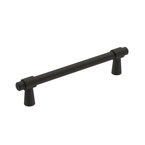 Amerock Destine 5 1/16" Center To Center Bar Pull & Reviews | Wayfair Black Bar Cabinet, Black Cabinet Hardware, Black Cabinet, Champagne Bronze, Bath Hardware, Black Cabinets, Mirror Art, Cabinet Pull, Kitchen Styling