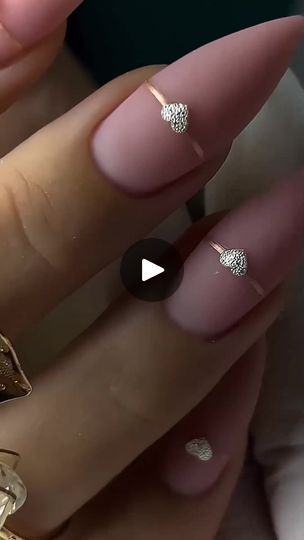 13M views · 49K reactions | Rose Gold Striping Tape Nail Design w/ Charm Heart Deco ♡ ̆̈♡ ̆̈♡ ̆̈

#nailartdesign #NailArt #ideas #nailtechnician #nailinspo by: @leo_nail_2017 | By Iches ArteNails Supplies | Every single day. You belong to me. I'm up for
her Tape Nail Designs, Nailart Ideas, Nail Videos, Nails 2017, Special Nails, Nail Tape, Manicure Nails, Nail Technician, Every Single Day