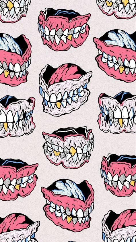 Dental Wallpaper Backgrounds, Dentist Wallpaper Aesthetic, Teeth Wallpaper, Teeth Images, Dental Wallpaper, Teeth Illustration, Dentist Art, Dental Photos, Teeth Covers