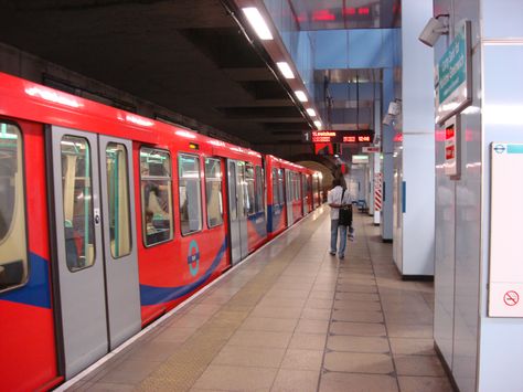 Cutty Sark Station - Docklands Light Railway London. Docklands Light Railway, Cutty Sark, All Over The World, Train, London