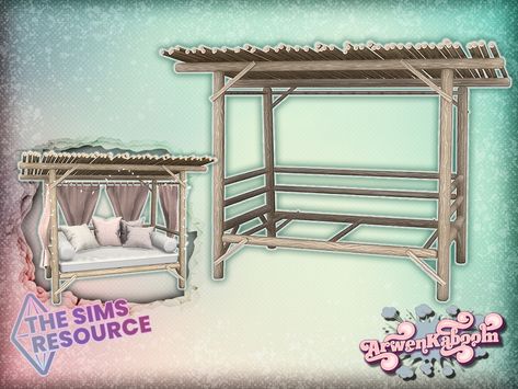 Ts4 Canopy Bed Cc, Sims 4 Cc Canopy, Sims 4 Hanging Bed, Canopy Bed Sims 4 Cc, Sims 4 Mermaid Furniture, Sims 4 Cc Summer Furniture, Sims 4 Cc Fairy Lights, Sims 4 Cc Alpha Furniture, Sims 4 Bed Frames Cc