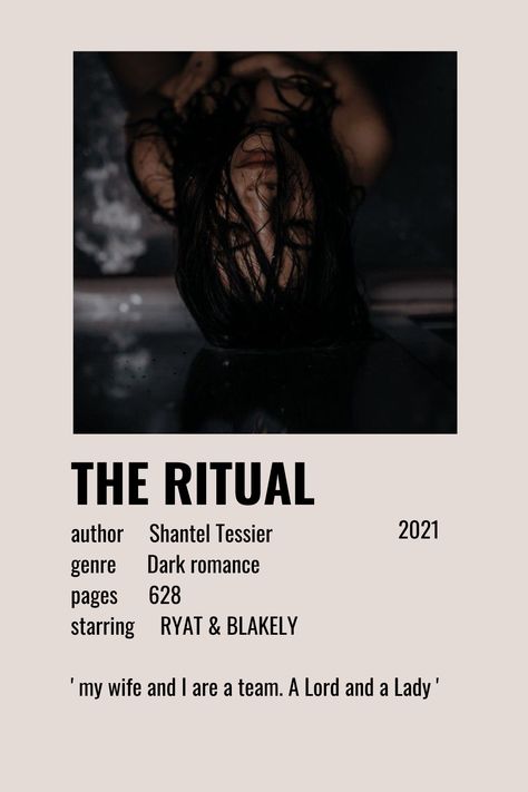 The Ritual Poster, Shantel Tessier The Ritual, The Ritual Aesthetic Book, Ryat Archer From The Ritual Fan Art, The Ritual Shantel Tessier Quotes, The Ritual Shantel Tessier Fanart, The Ritual Fanart, The Ritual Shantel Tessier Aesthetic, The Lords Shantel Tessier