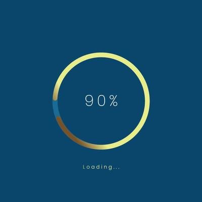 90 percent loading user interface, A Futuristic loading icon, colorful loading tap menu UI, use for Download progress, web design template, interface uploading design. 15626448 Vector Art at Vecteezy Process Symbol, Loading Logo, Game Loading, Web Design Template, Loading Icon, Good Morning Tea, Design Bar, Document Sign, New Photo Download