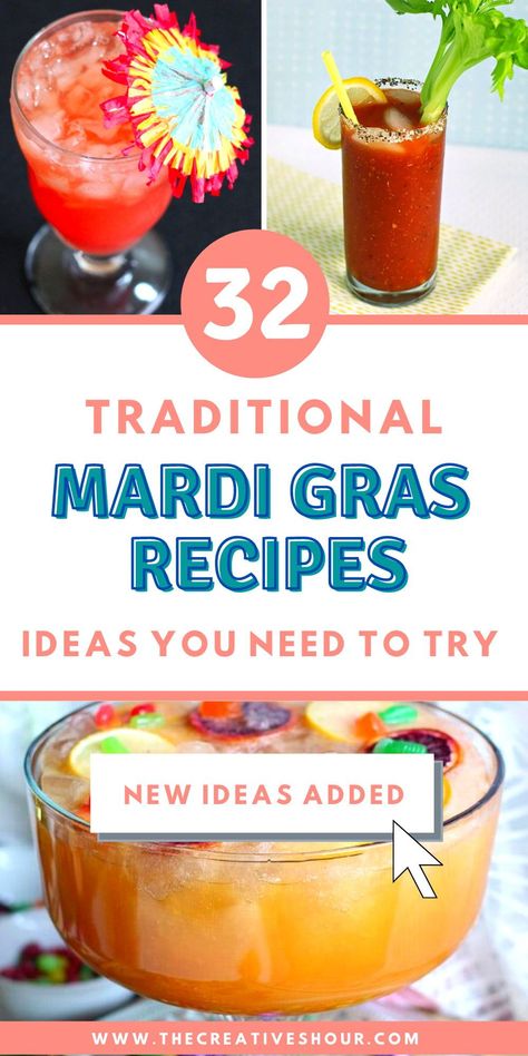 Mardi Gras is synonymous with grand celebrations, colourful atmospheres, lots of blues music and of course, delicious food. The term ‘Mardi Gras’ refers to the French term for ‘Fat Tuesday’, which fits a day full of food and festivity. Click here for more delicious & easy mardi gras recipes, appetizers mardi gras recipes, healthy mardi gras recipes, gluten-free mardi gras recipes, vegan mardi gras recipes, low carb mardi gras recipes, vegetarian mardi gras recipes. Mardi Gras Vegetables, Mardi Gras Punch, Mardi Gras Pasta Recipe, Mardi Gras Pasta, Mardi Gras Recipes Easy, Fat Tuesday Party Food, Mardi Gras Appetizers, Mardi Gras Dinner, Mardi Gras Desserts