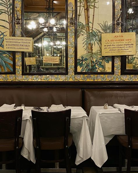 An ode to my favourite little restaurant corners Brasserie Lipp Paris, 4 Days In Paris, Restaurants In Paris, Paris Restaurants, How To Speak French, Fun Dinners, Great Restaurants, Paris Travel, Restaurant Review