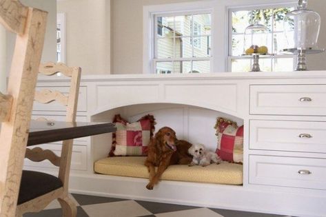 Creative Interior Design Ideas Kitchen Island Upgrade, Built In Dog Bed, Under Stairs Dog House, Custom Dresser, Diy Dog Kennel, Architectural Design Studio, Dog Spaces, Creative Interior Design, Modern Cat