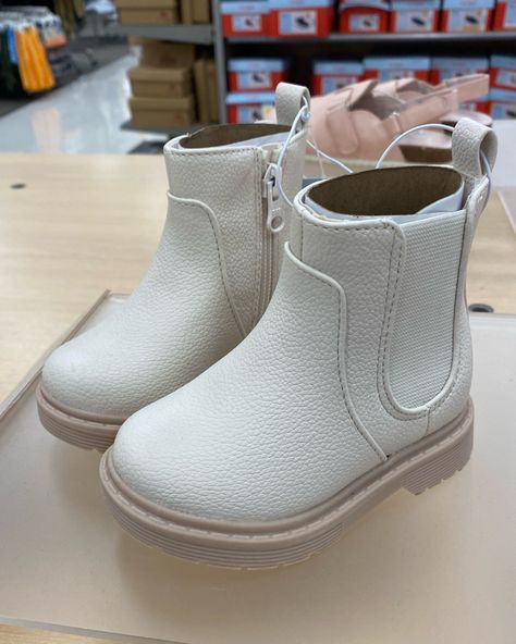 Fall boots, girls booties, girls fashion, target wardrobe, target style, girls white boots, neutral wardrobe, wardrobe staples, target finds Boots Neutral, Neutral Wardrobe, White Boots Outfit, Boots On Sale, White Booties, Fall Boots, Target Finds, Kids Fashion Clothes, Target Style