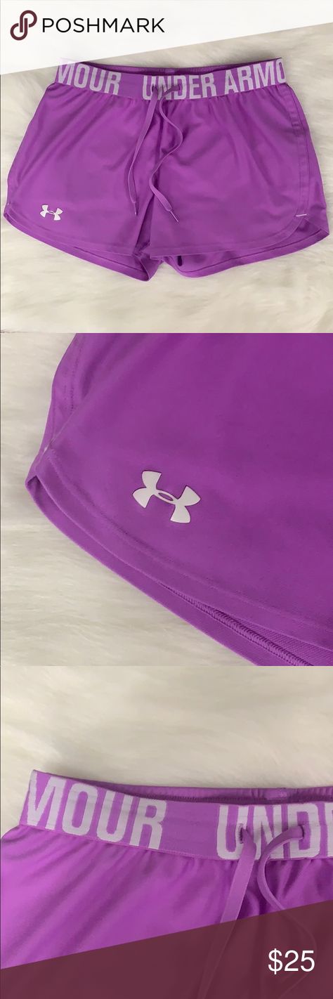 Under armour shorts Gorgeous lilac colored heat gear under armour shorts comfy and cute perfect for spring and summer! 100% polyester  Flat lay measurements  Waist 14-18 inches (stretchy)  Inseam 3 inches  Full length 10.5 inches  Bundle and save ✨ (A bundle is 2 or more items)  Sorry NO Trades Happy Poshing friends ❤️  Trendy popular 2019 FOLLOW for more great deals Under Armour Shorts Under Armour Shorts Outfit, Shorts Comfy, Under Armour Shorts, Lilac Color, Follow For More, Short Outfits, Flat Lay, Under Armour, Lilac