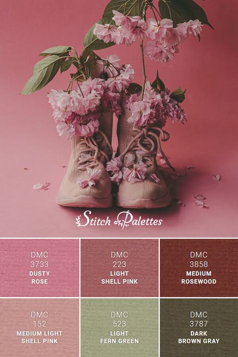 Dusty Rose Palette Colour Schemes, Colors That Match With Pink, Rosewood Color Palette, Dusty Rose Colour Palette, Dusty Pink Color Combinations, Dusty Pink Colour Palette, Rosewood Palette, Pink Complimentary Colors, Dusty Pink Palette