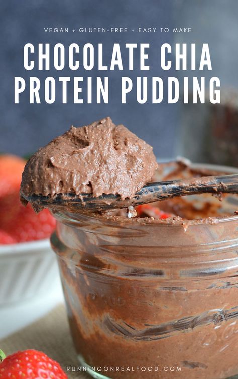 Chia Protein Pudding, Chocolate Chia Pudding, Protein Pudding, Chia Pudding Recipes, Protein Powder Recipes, Idee Pasto Sano, Protein Snacks, Chia Pudding, Pudding Recipes