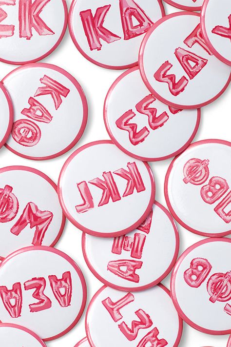 3" Individual Greek Sorority Button Chi Omega Buttons, Greek Graphics, Gameday Buttons, Badge Box, Big/little Baskets, Sorority Buttons, Little Gifts Sorority, Letters Sorority, Sorority Party