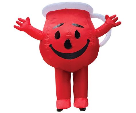 Kool Aid Man Costume, Kool Aid Man, Food Costumes, Inflatable Costumes, Halloween Inflatables, Giant Inflatable, Funny Costumes, Dressup Party, Halloween Fancy Dress