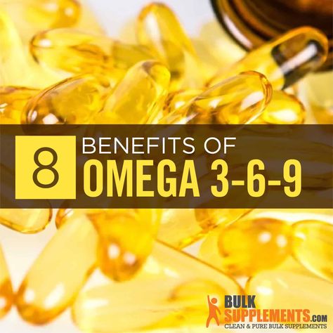 Omega 3-6-9: Benefits, Side Effects & Dosage | BulkSupplements.com Polyunsaturated Fats, Inflammatory Diseases, Benefits Of Omega 3, Fish Oil Vitamins, Benefits Of Vitamin A, Omega 3 Supplements, Grass Fed Meat, Healthy Lifestyle Habits, Omega 3 Fatty Acids