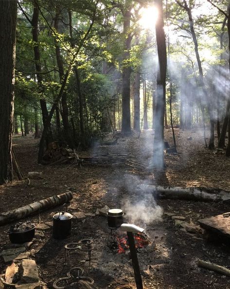 Woods Survival Aesthetic, Camping In Woods, Living In The Wilderness, Wild Camping Aesthetic, Forest Survival Aesthetic, Wilderness Survival Aesthetic, Wood Carving Aesthetic, Wilderness Aesthetic, British Woodland