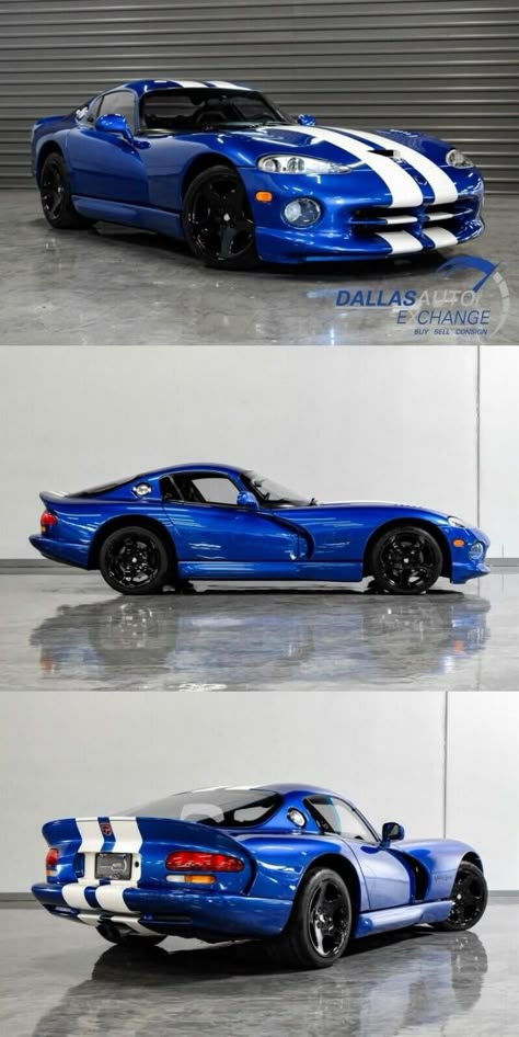 1996 Dodge Viper GTS Coupe Viper Car, Dodge Viper Gts, Transformers Cars, Viper Gts, Bone Stock, Dream Car Garage, Dodge Muscle Cars, Custom Muscle Cars, Exotic Sports Cars