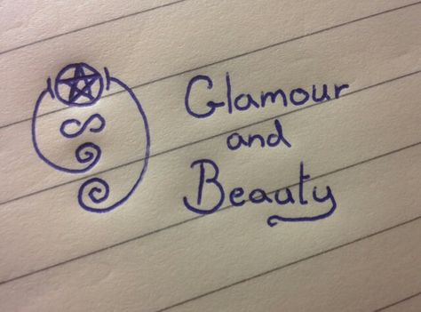 Glamour and beauty sigil Desired Body Sigil, Sigil For Beautiful Face, Glamour Sigils, Glamor Magic Sigils, Beauty Sigils Witchcraft, Sigils Beauty, Sigils For Beauty, Glamour Sigil, Sigil For Love Attraction