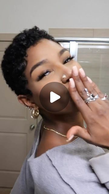 Nymcfly Short Hair, Nymcfly Haircut, Twa Styles 4c Hair, Styling A Twa, Twa Hairstyles Growing Out, Twa Natural Hairstyles, Tia Mowry Hairstyles, Short Twa Hairstyles 4c Hair, Twa Styling