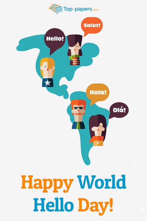 World Hello Day on November 21 is an unofficial holiday created to promote world peace through interpersonal communication. Happy World Hello Day!!! #WorldHelloDay #peace #fact World Hello Day, Interpersonal Communication, World Peace, Writing Services, Essay Writing, Communication, Writing, Fictional Characters