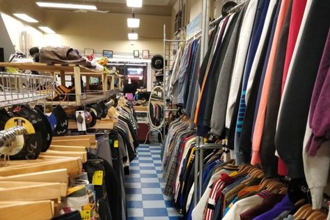 Four of Our Favorite Thrift Stores in Pittsburgh | Pittsburgh Magazine Pittsburgh Fashion, Vintage Nike Shoes, Y2k Outfits Pink, Pink Y2k Outfit, Clothes Hacks, Work Blazer, University Of Pittsburgh, Blue Y2k, Retro Shop