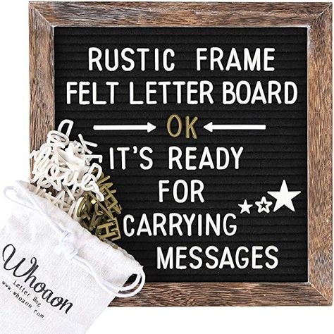 Rustic Frame Black Felt Letter Board 10x10 inches. 440 White & Gold Letters, Months & Days Cursive Words, Additional Symbols & Emojis, 2 Letter Bags, Scissors, Vintage Stand. by whoaon Cute Puppy Stuff, Fall Inspired Living Room, Cozy Fall Living Room, Scissors Vintage, Living Room Chic, Script Cursive, Cursive Words, Vintage Stand, Classroom Makeover