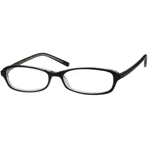 A plastic full-rim frame....Price - $19.00 Black Eyeglasses For Women, Black Rimmed Glasses, Oval Glasses, Oval Eyeglasses, Y2k Accessories, Black Glasses, Zenni Optical, Cute Glasses, Stylish Glasses