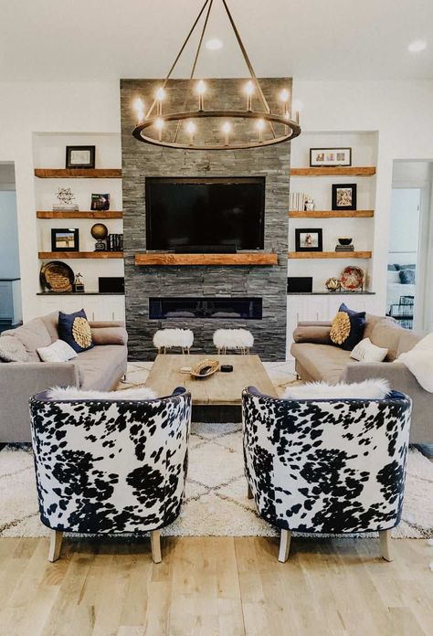 accent chair animal rpint - Trendir Animal Print Chairs In Living Room, Cow Print Accent Chairs, Cow Print Chairs Dining Room, Cow Hide Chairs Living Rooms, Cow Print Chairs In Living Room, Cow Print Living Room Ideas, Cow Print Living Room Decor, Cowhide Chairs In Living Room, Cow Living Room Decor