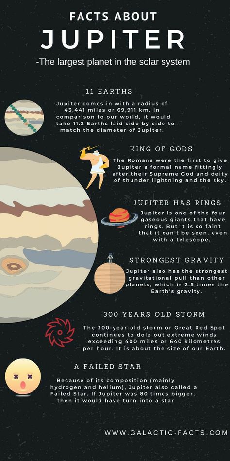 Facts About Jupiter, Jupiter Facts, Solar System Facts, Great Red Spot, Jupiter Planet, After Earth, Solar System Projects, Ice Giant, Planet Jupiter